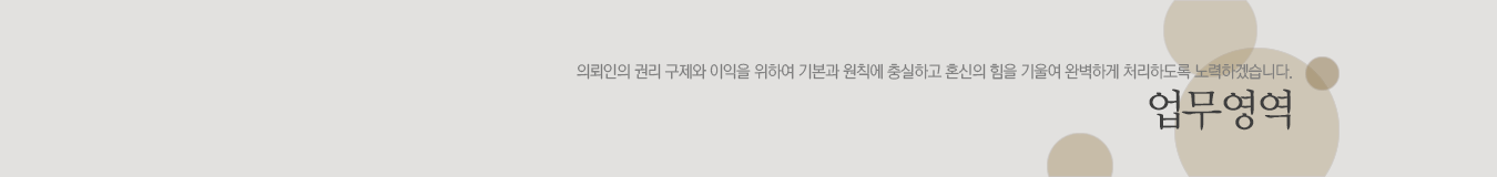 업무영역